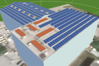 dialux lighting design and pvsol solar 3d design