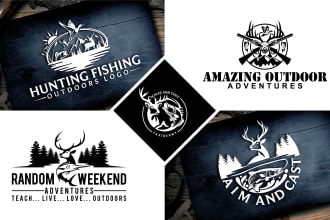 do hunting, fishing, outdoor, adventures, deer, hunter, antlers, duck logo