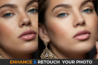 do photo retouching, photo editing, manipulation and fix your ai image