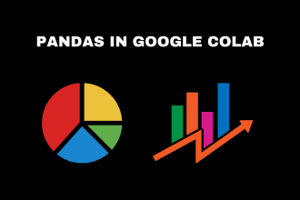do data analysis using python on google colab and pandas
