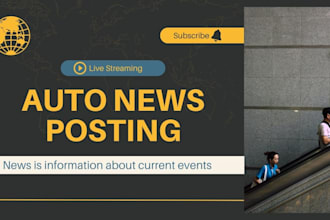 create auto news posting wordpress website