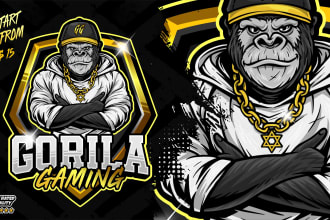 design custom logo for streamer, twitch, youtube, facebook
