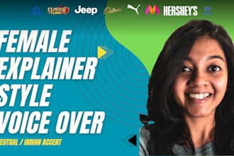record a female voice for your explainer or corporate video