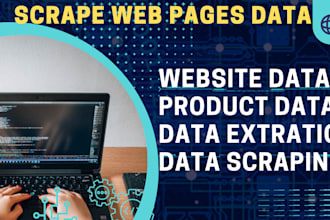 scrape web pages data