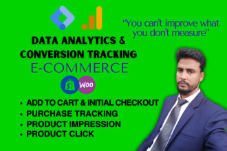 be your ecommerce data analyst shopify woo commerce purchase tracking