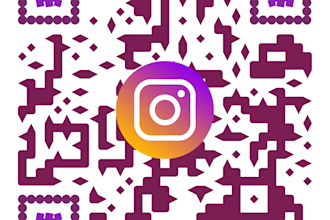 unique and dashing qr code make for you