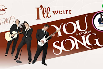 be your custom singer, songwriter, and composer