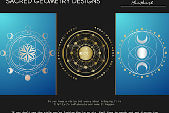 design spiritual sacred geometry logo