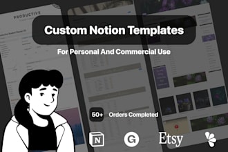 build customized notion templates for personal, businesses