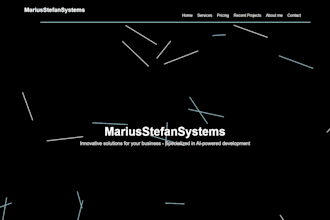 create a professional web design and, if desired, integrate ai features