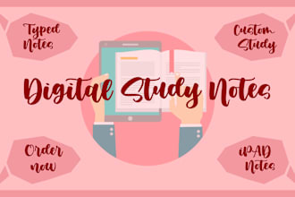 research and create aesthetic study notes on any topic