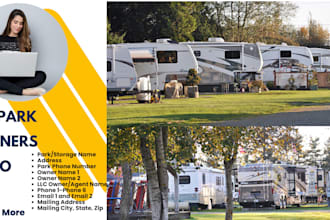 build rv park contact list