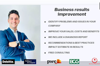 assess and recommend improvements in your business results