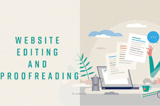 edit, proofread and uplift your website copy