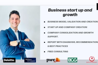 review your business model, assess your business set up and idea and growth