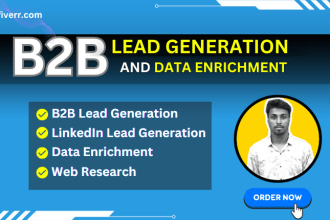 provide b2b lead generation and data enrichment