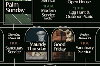 create an editable event flyer for you to use again and again