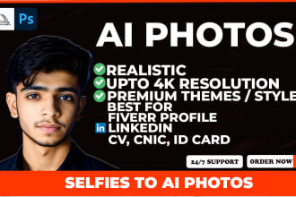 create realistic custom ai headshots