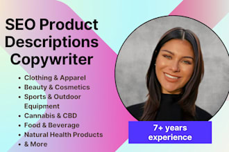 write optimized SEO product descriptions for your ecommerce