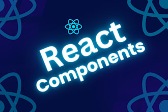 create reusable react components and react webpages