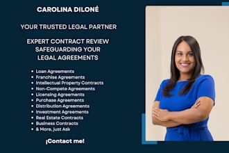 review your contracts with precision, pointing out red flags