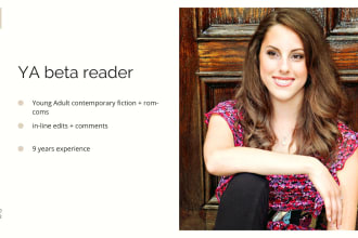 beta read your ya romance novel