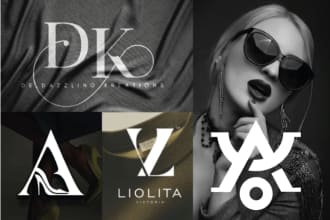design best luxury fashion logo, clothing brand design, minimalist design
