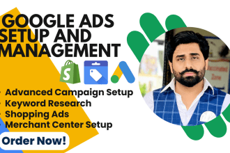 setup google conversion tracking or profitable shopping ads with target audience