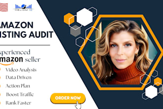 audit and critique your amazon listing in detail with action items via video