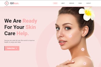 design stunning skincare shopify store skincare beauty website skincare store