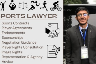 be your professional sports and esports lawyer agent contract drafter