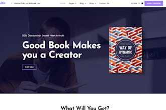 design christian book shopify store children book store dropshipping website
