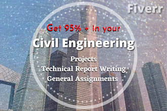 do civil engineering assignments and problems