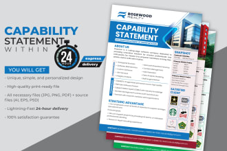 design  capability statement for federal government and other