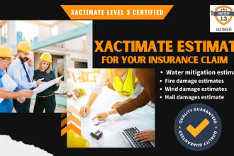 create xactimate estimate for insurance claim