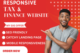 develop tax website accounting website loan website