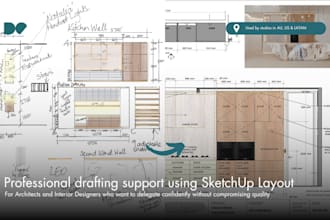 support your studio with technical drawings
