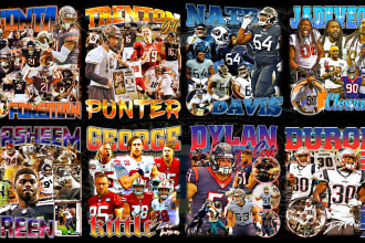 custom vintage 90s bootleg nba NFL all sports rap tee shirts