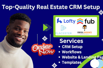 setup lofty, kvcore, real geeks, follow up boss, lofty crm, wise agent,boldtrail