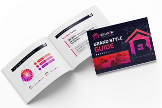 design modern timeless logo and brand guidelines for you