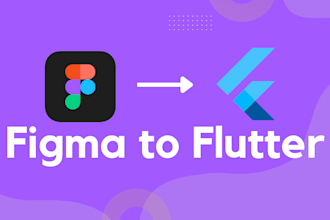 convert figma or adobe xd to a flutter app, create custom flutter apps