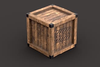 create low poly 3d game assets