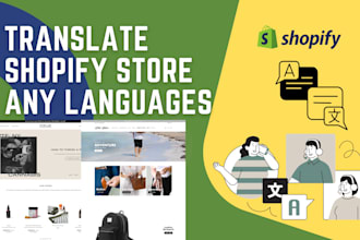 translate shopify store into a multilingual in 24 hrs