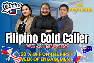 be your filipino cold caller and appointment setter