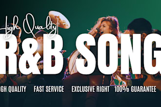 produce a professional rnb and pop instrumental in 24 hours