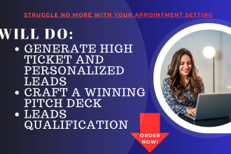 be your successful b2b appointment setter, linkedin manager, sales strategist