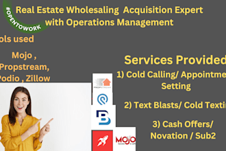 do real estate wholesale acquisition and lead generation