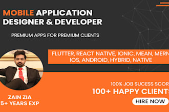 be flutter developer for mobile app development
