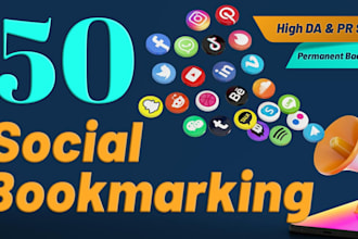 publish high authority 200 social bookmarking backlinks sites