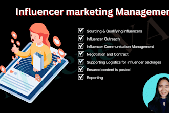 be your influencer collaboration manager